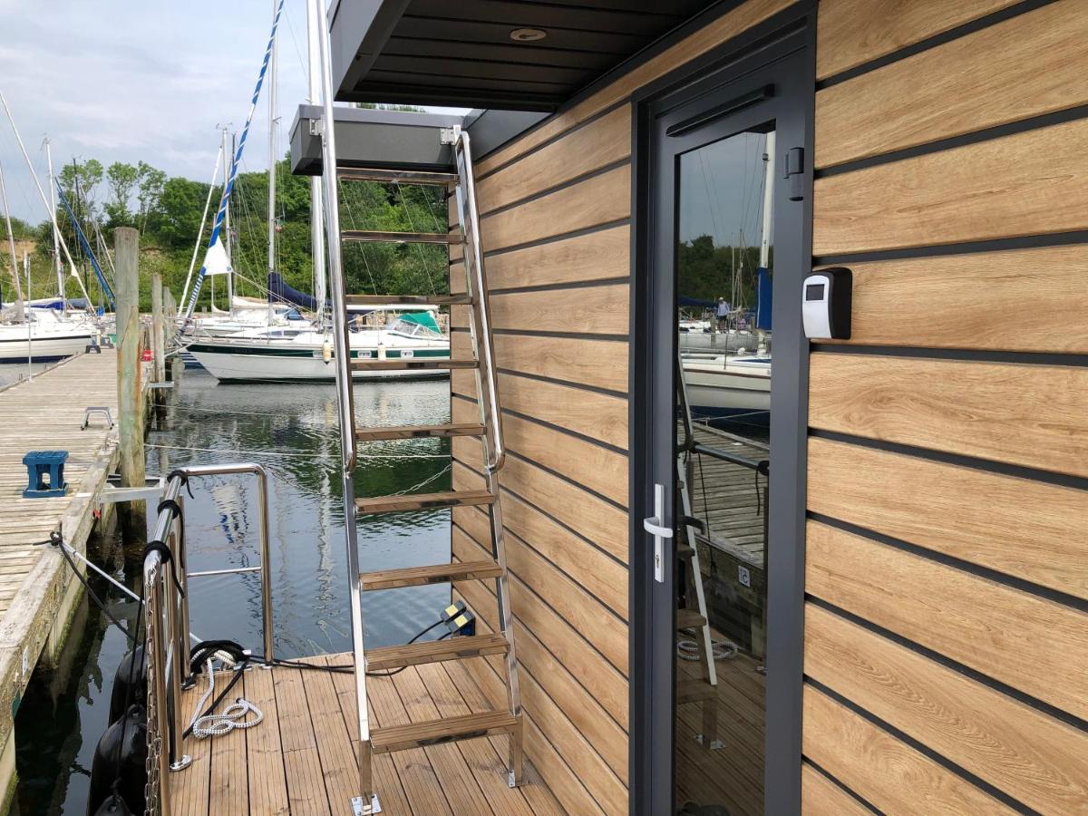 Hotel Hausboot-Lafe Flensburger Foerde Egernsund Exterior foto