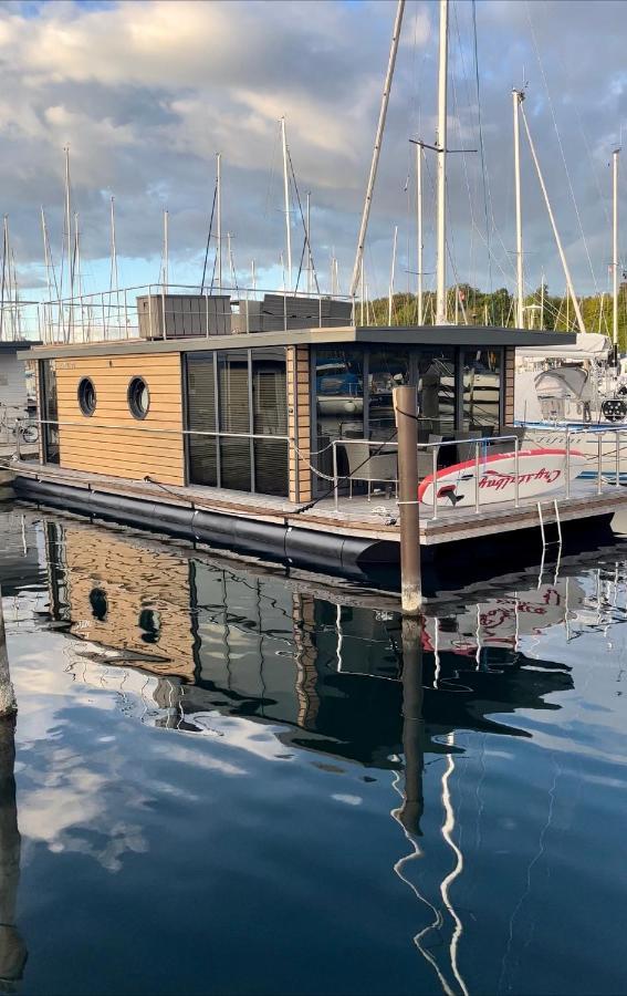 Hotel Hausboot-Lafe Flensburger Foerde Egernsund Exterior foto