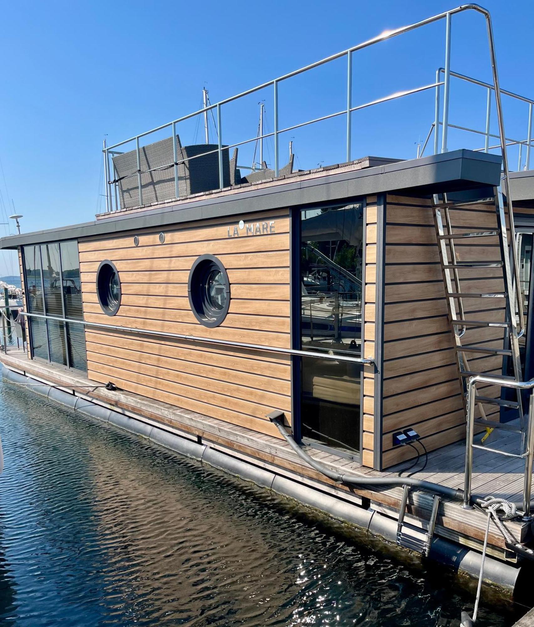 Hotel Hausboot-Lafe Flensburger Foerde Egernsund Exterior foto